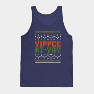 Yippee Ki-Yay -  ugly Christmas design Tank Top